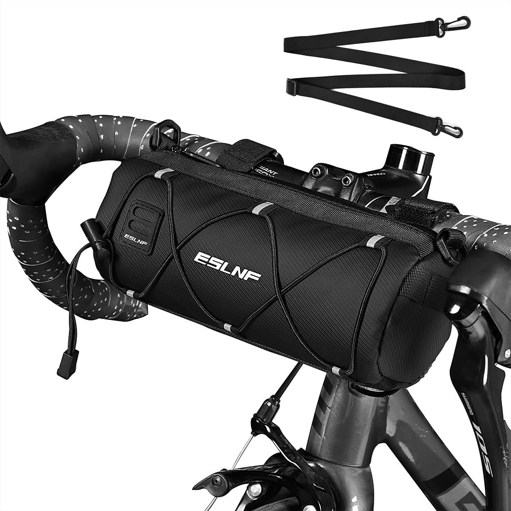 Proberos Bicycle Waterproof Bag, Bike Rear Rack Bag, Large Capacity Rear Rack Bag, Reflective Strip Design with Handle & Adjustable Fastening Strap (8L) Proberos Bicycle Waterproof Bag, Bike Rear Rack Bag, Large Capacity Rear Rack Bag, Reflective Strip Design with Handle & Adjustable Fastening Strap (8L)
